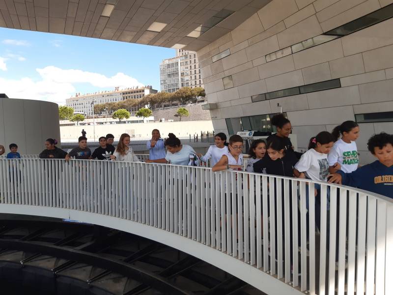 Journée d'intégration à la Grotte Cosquer à Marseille pour les élèves de sixième du collège Saint Vincent de Paul à Marseille