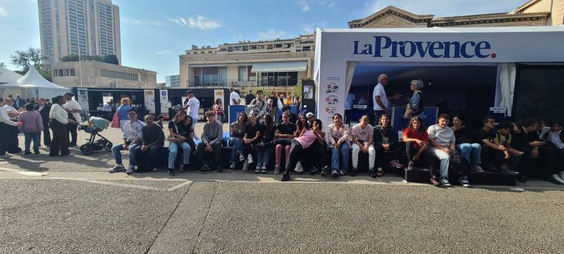 La filière vente du lycée St Vincent de Paul Marseille à la foire de Marseille édition 2024
