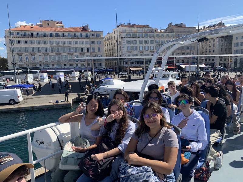 Sortie d'intégration de la filière générale du lycée St Vincent de Paul à Marseille