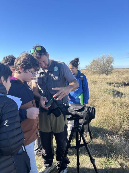 Sortie en Camargue pour la classe de 5B du collège St Vincent de Paul Marseille