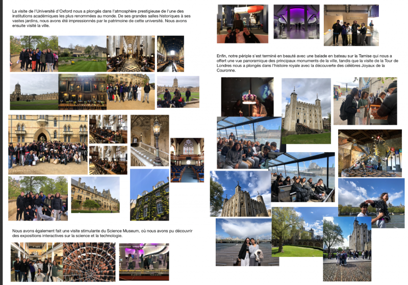 VOYAGE A LONDRES DES ELEVES DU LYCEE SAINT VINCENT DE PAUL A MARSEILLE