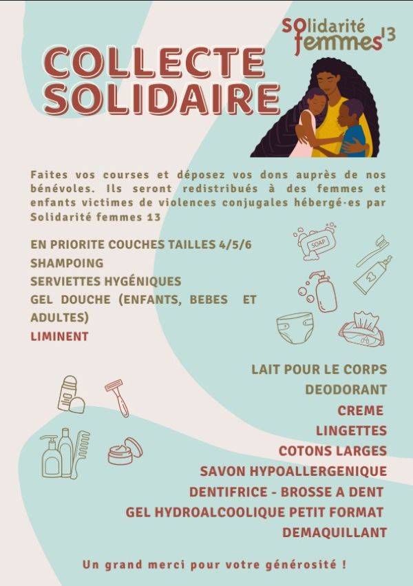 Collecte Solidaire au LPO St Vincent de Paul à Marseille