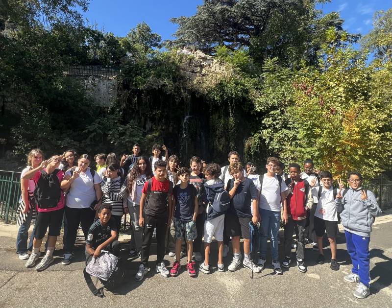 Sortie d'intégration à l'occasion de la Saint Vincent de Paul pour les élèves de cinquième du collège Saint Vincent de Paul à Marseille