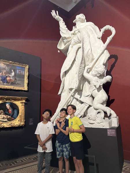 Sortie d'intégration à l'occasion de la Saint Vincent de Paul pour les élèves de cinquième du collège Saint Vincent de Paul à Marseille