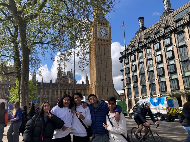 VOYAGE A LONDRES DES ELEVES DU LYCEE SAINT VINCENT DE PAUL A MARSEILLE