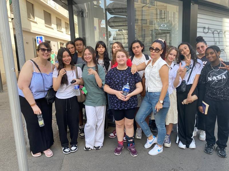 Sortie de fin d'année du club Asie au collège Saint Vincent de Paul à Marseille