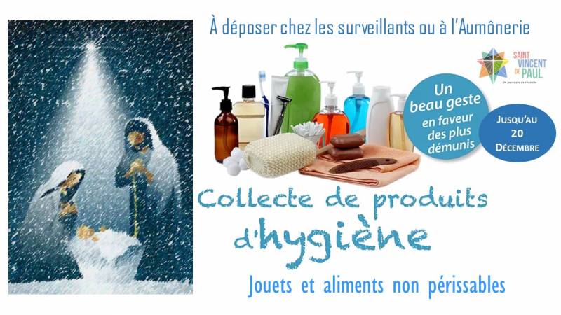 COLLECTE PRODUITS D'HYGIENE